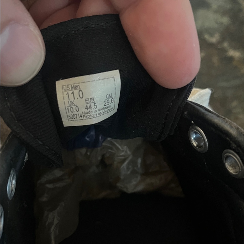 Vans Men's Black and Red Flame Sneakers - Picture 5 of 5